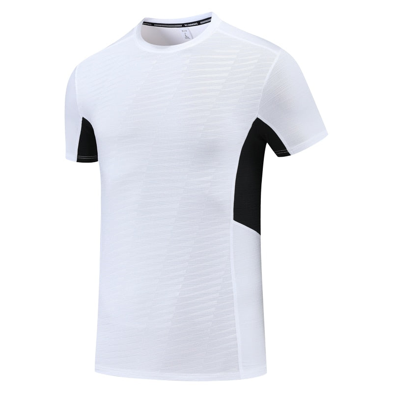 Men Fashion Short Sleeves Bodybuilding Fitness Cool Shirts - activesportslife