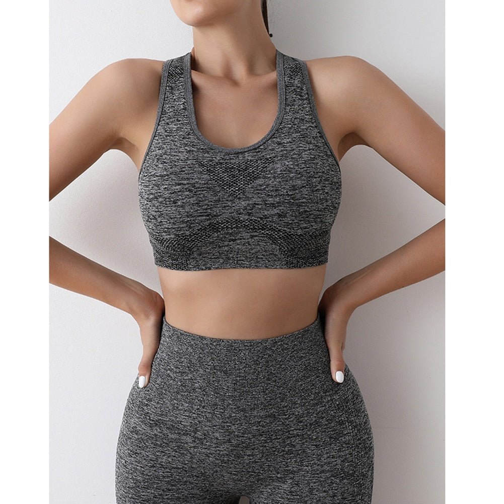 Women's Seamless Yoga Workout Set