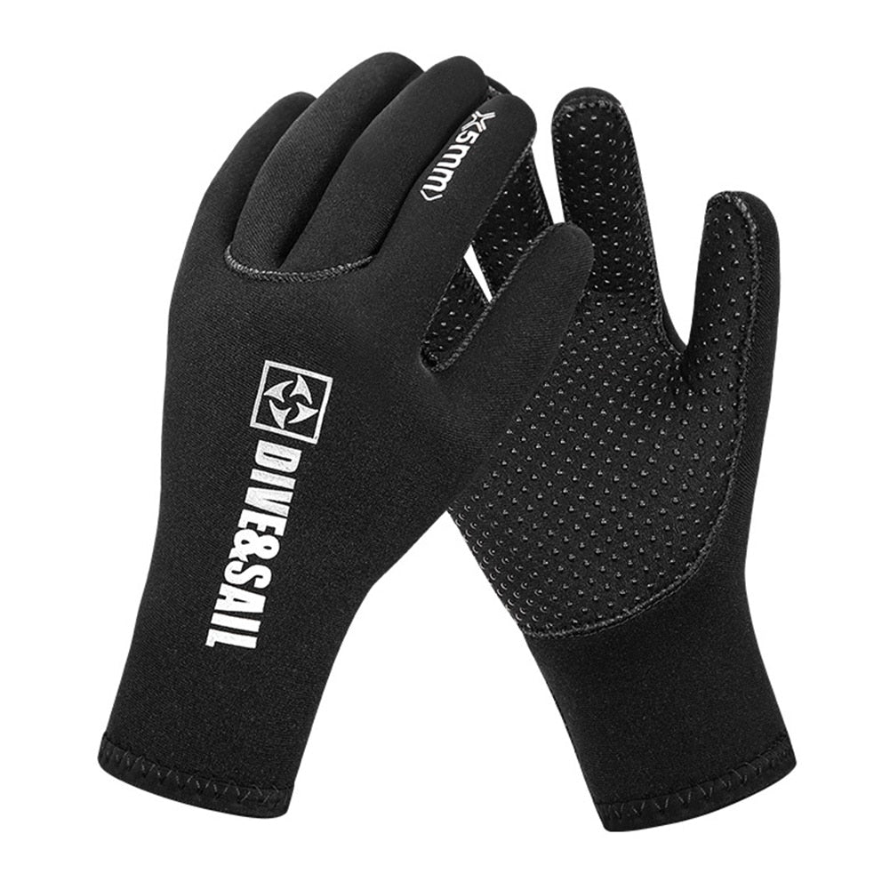 3-5mm Neoprene Swimming Diving Gloves - activesportslife