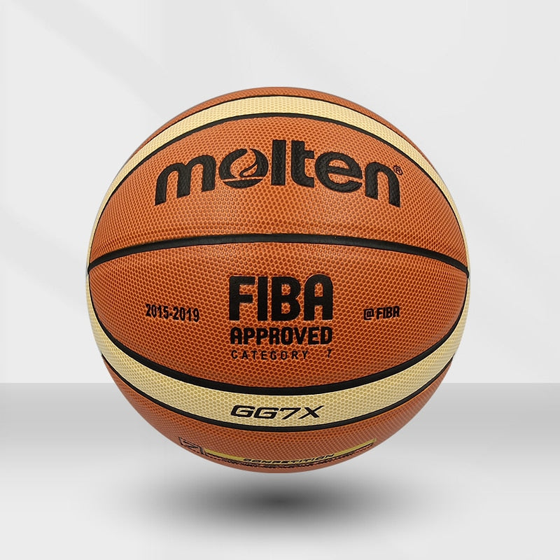 Molten Basketball Ball Official Size 7/6/5 PU Leather Outdoor Indoor - activesportslife