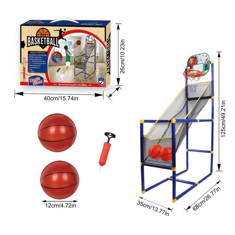 Indoor Basketball Shooting Machine Sports Arcade Playset For Kids - activesportslife