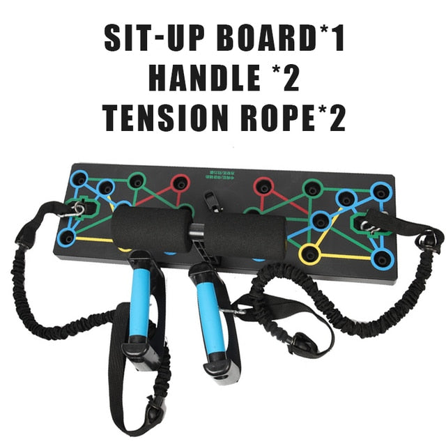 Folding Multifunctional Push-up Board Gym Portable Fitness Equipment - activesportslife