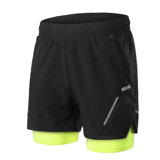 2-In-1 Mens Quick Dry Running Shorts