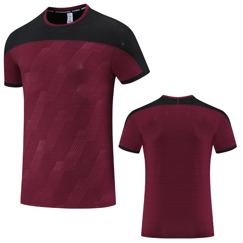 Men Fashion Short Sleeves Bodybuilding Fitness Cool Shirts - activesportslife