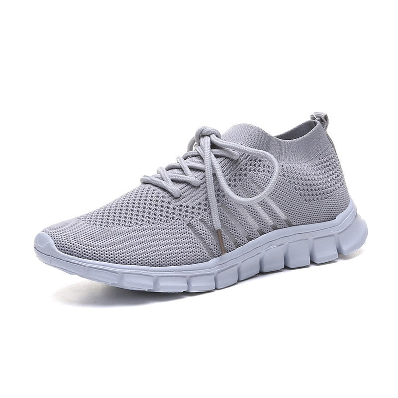 Trendy Mesh Platform Tennis Sneakers Breathable Casual Sports Shoes Women - activesportslife