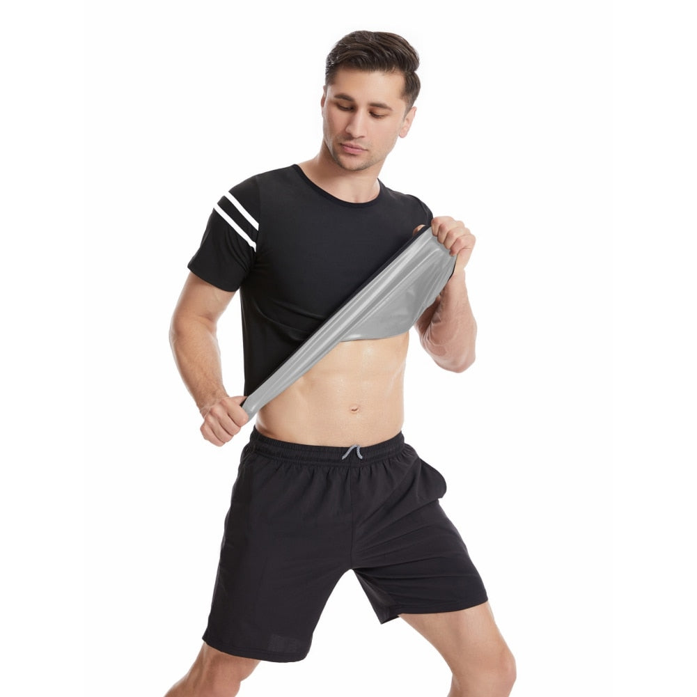 Men's Body Shaping Tight Fitting Sports Shirt - activesportslife