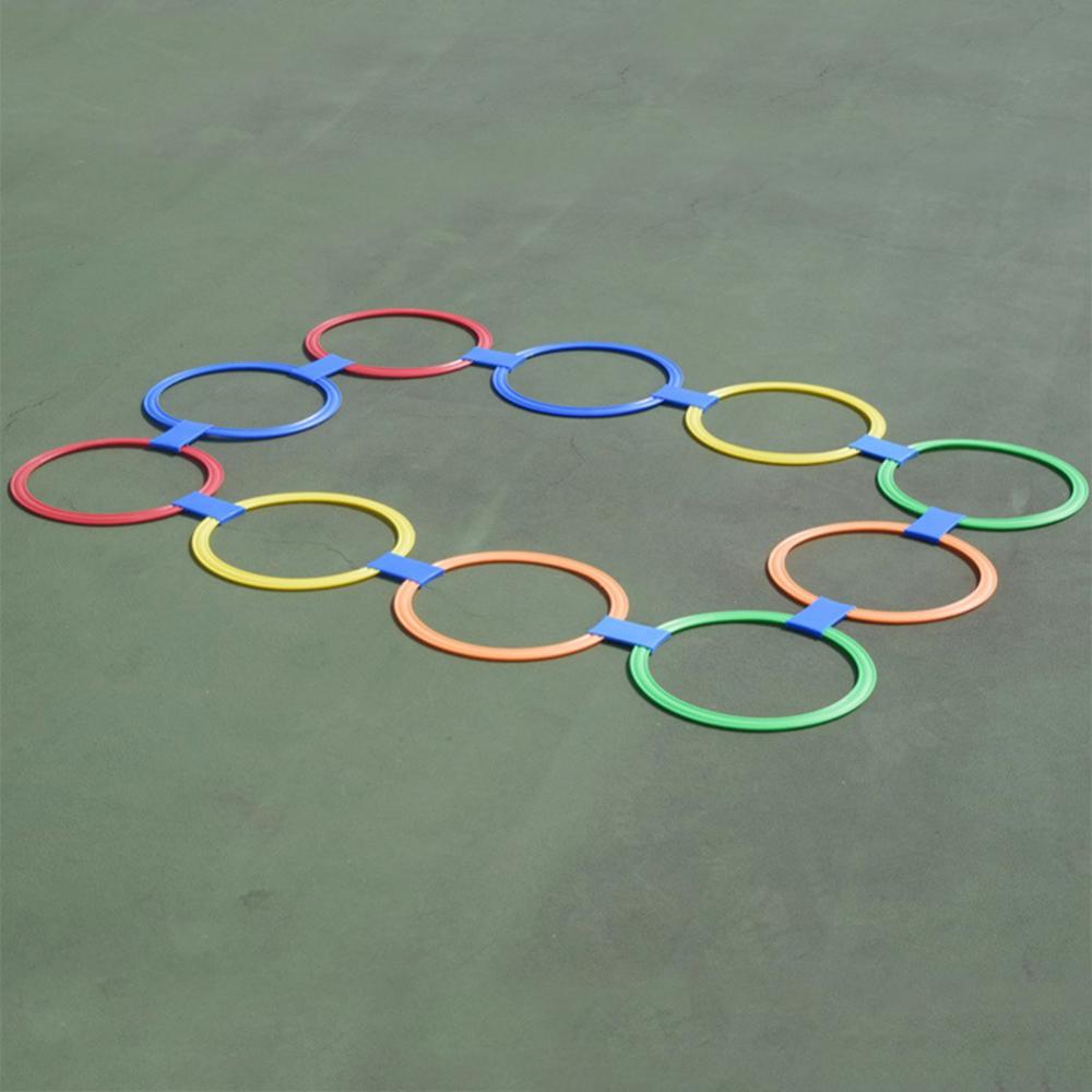 ABS 10Pcs/Set 28/38cm Soccer Speed Agility Rings Training Equipment - activesportslife