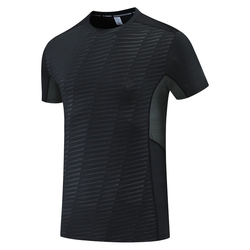 Men Fashion Short Sleeves Bodybuilding Fitness Cool Shirts - activesportslife