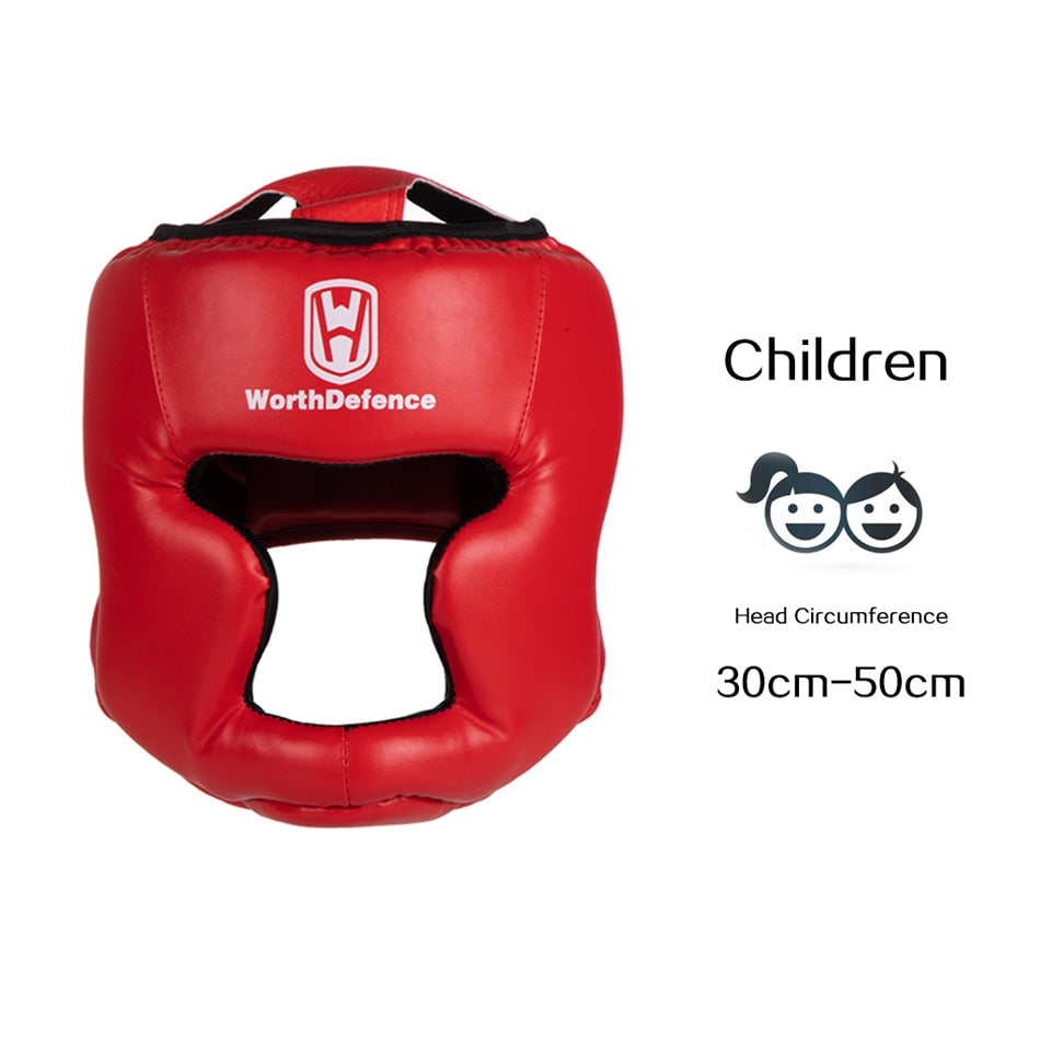 Kick Boxing Helmet for Men Women Karate Muay Thai Training Adults Kids Equipment - activesportslife