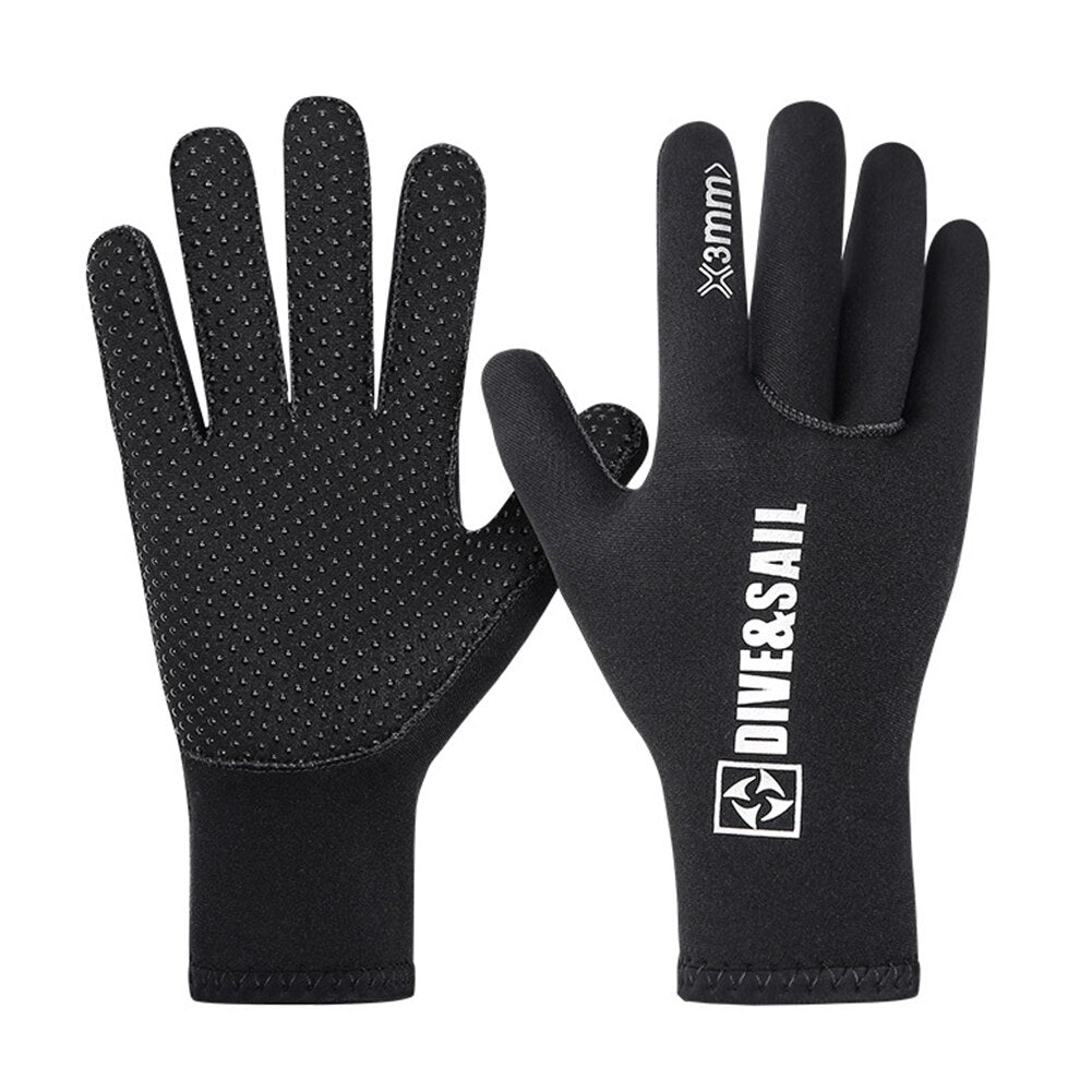 3-5mm Neoprene Swimming Diving Gloves - activesportslife