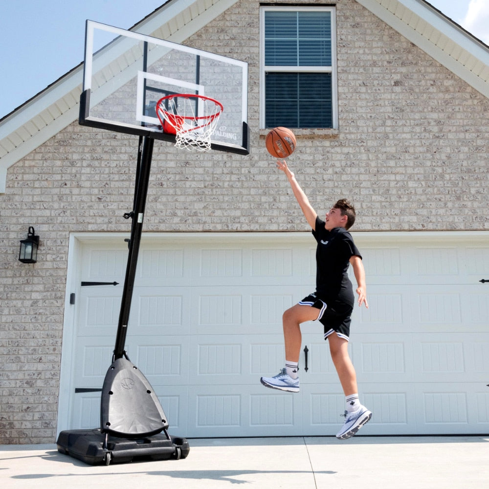 7.5Ft Basketball Hoop with 54 In. Shatter-proof Polycarbonate Backboard, Portable Basketball Hoop System - activesportslife