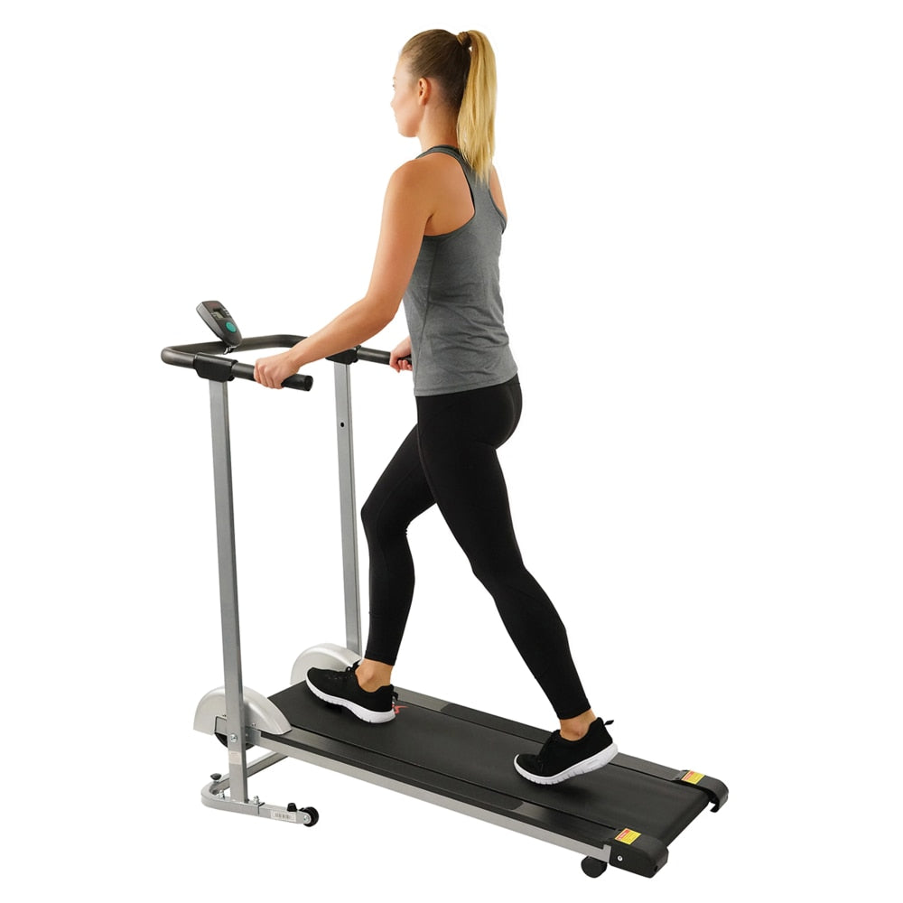 DZQ Manual Treadmill - Compact Foldable for Running and Cardio - activesportslife