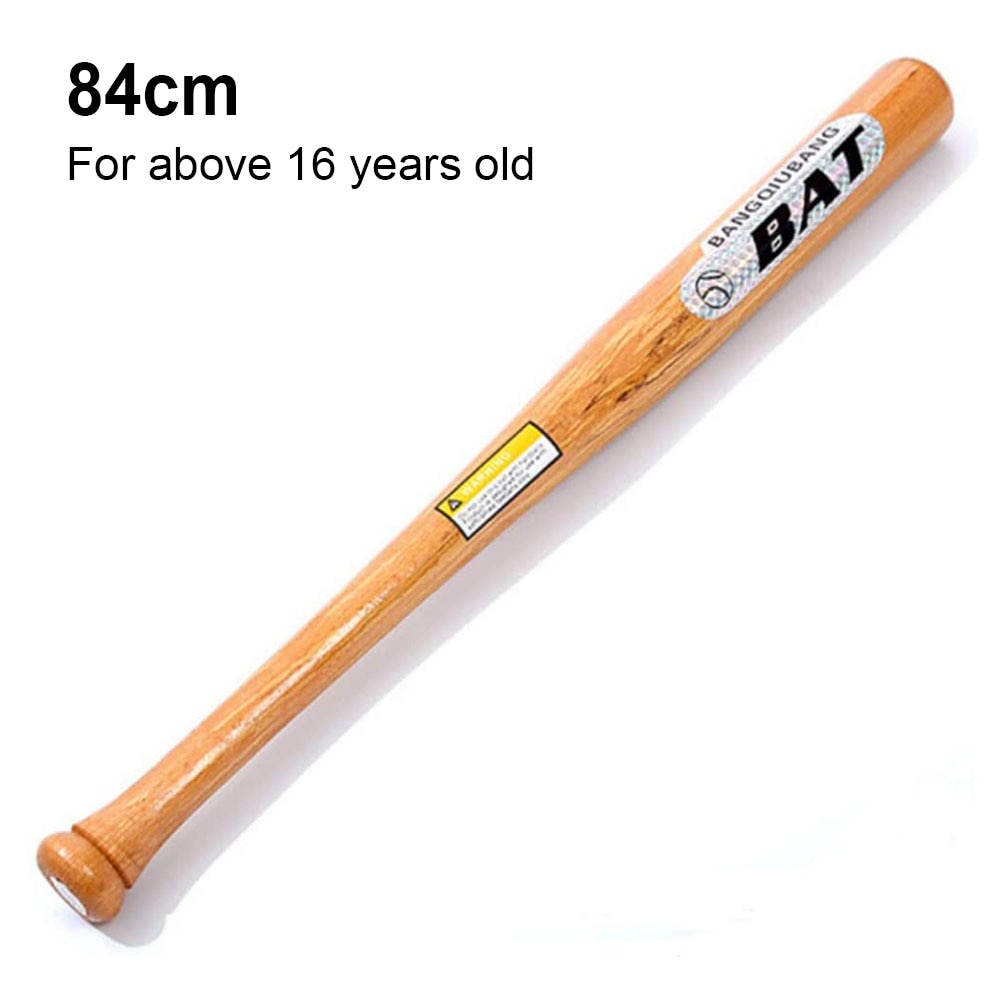 54cm 64cm 74cm 84cm Solid Wood Baseball Bat Professional Hardwood - activesportslife