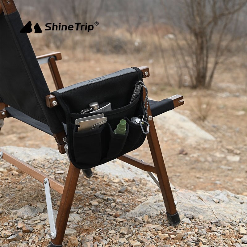 Outdoor camping Kermit chair armrest hanging bag side multifunctional storage - activesportslife