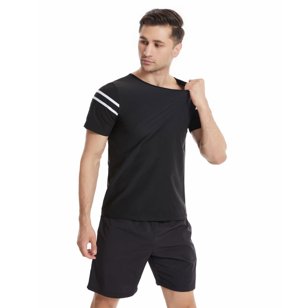 Men's Body Shaping Tight Fitting Sports Shirt - activesportslife