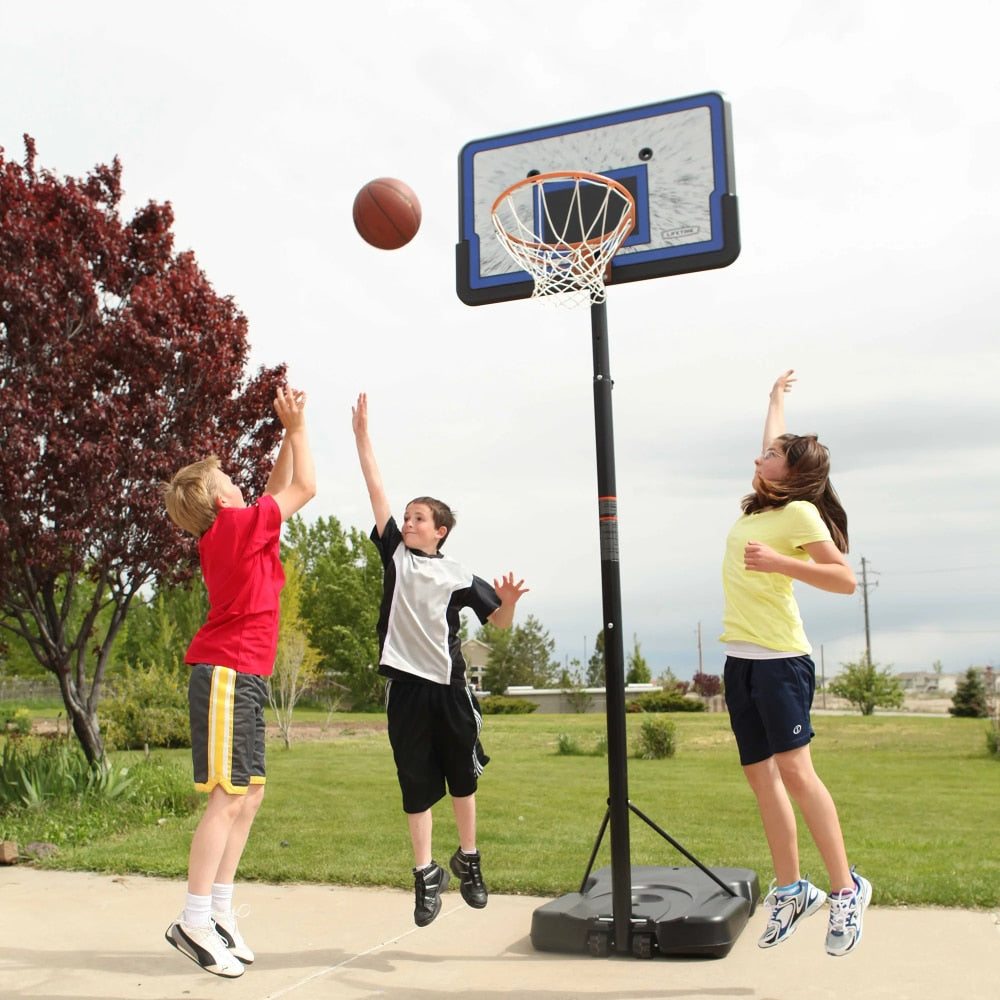 Lifetime 7.5 - 10ft Adjustable height, 44 in. Impact Backboard Basketball Hoop - activesportslife