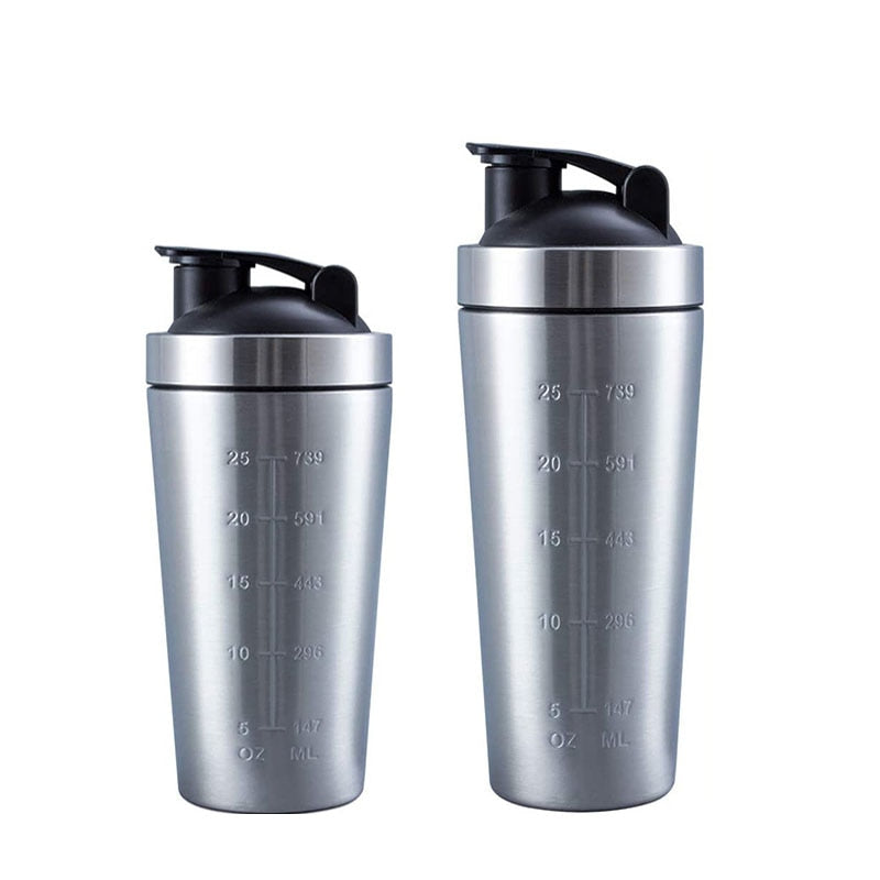 Sport Shaker Stainless Steel Vacuum Mixer Cup Double Layer Protein Powder Shaker Bottle 500ML - activesportslife