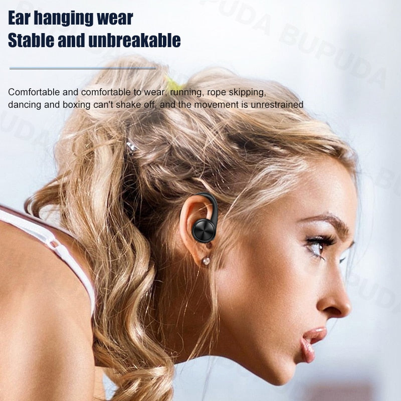 Sports Bluetooth Wireless Earphones with Mic IPX5 Waterproof HiFi Stereo - activesportslife