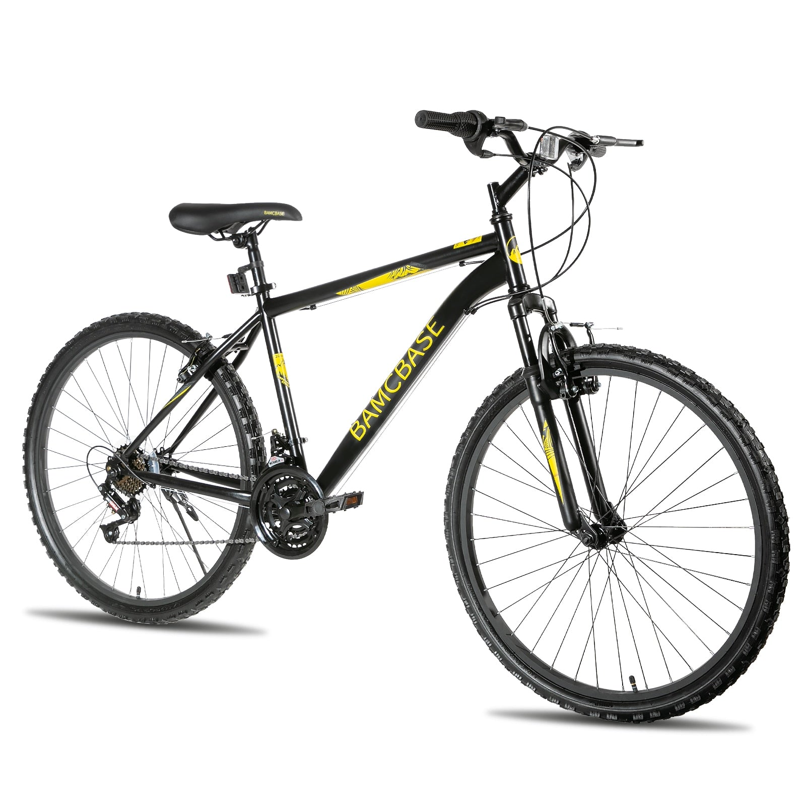 Unisex 26 Inch 21 Speed Twist Shifter Mountain Bike, High-Carbon Steel with Thickened Suspension Fork for Adults - activesportslife