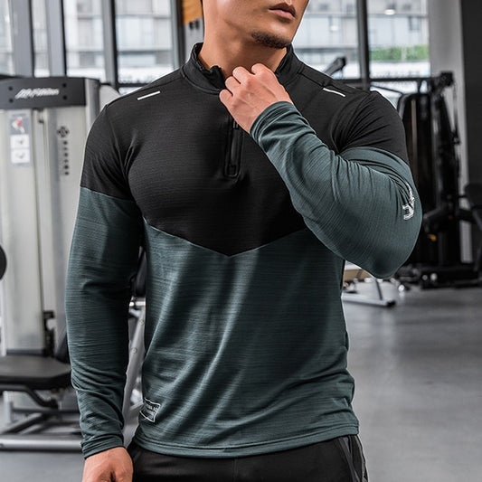 Men's Long Sleeve Gym Compression Dry Fit Shirt - activesportslife