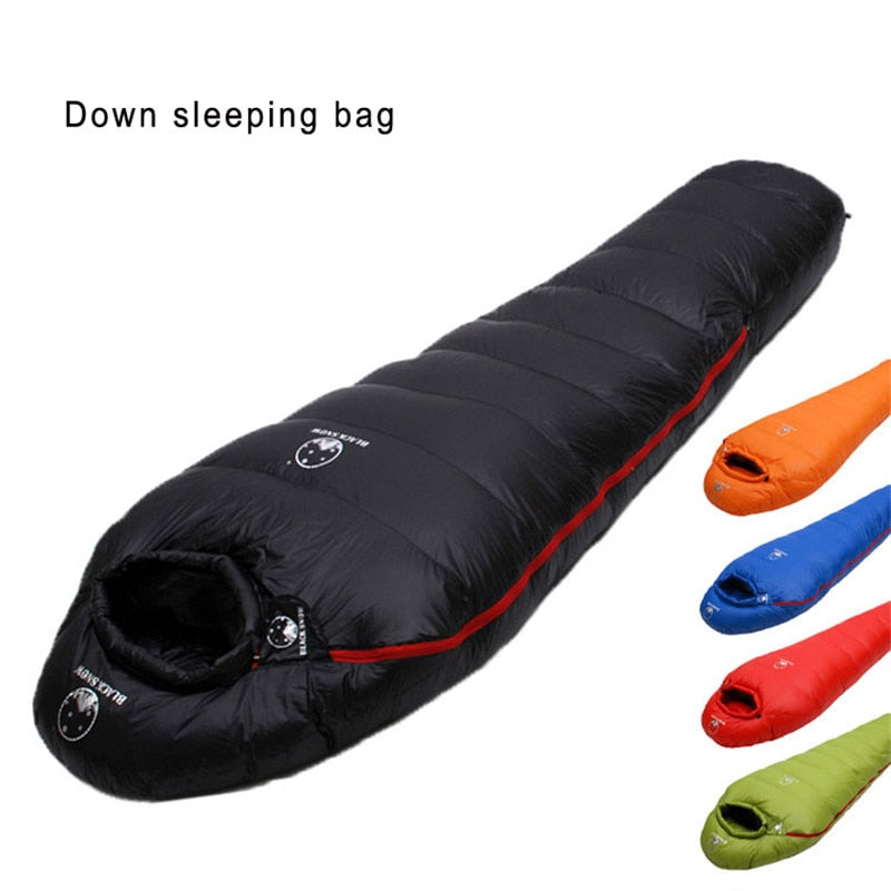 BlackSnow Adult Sleeping Bag Fit for Winter Thermal 4 Kinds of Thickness Camping Travel - activesportslife