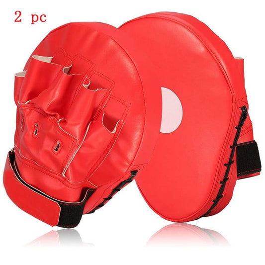 New 2pc Curved Boxing Focus Punching Pads For Taekwondo Muay thai Karate Adults Kids Training Pads - activesportslife