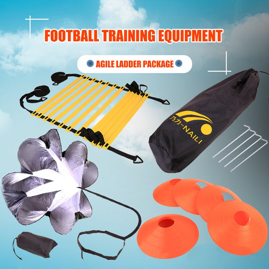 Football/Soccer Speed Agility Ladder Training Kit w/Resistance Parachute Bags - activesportslife