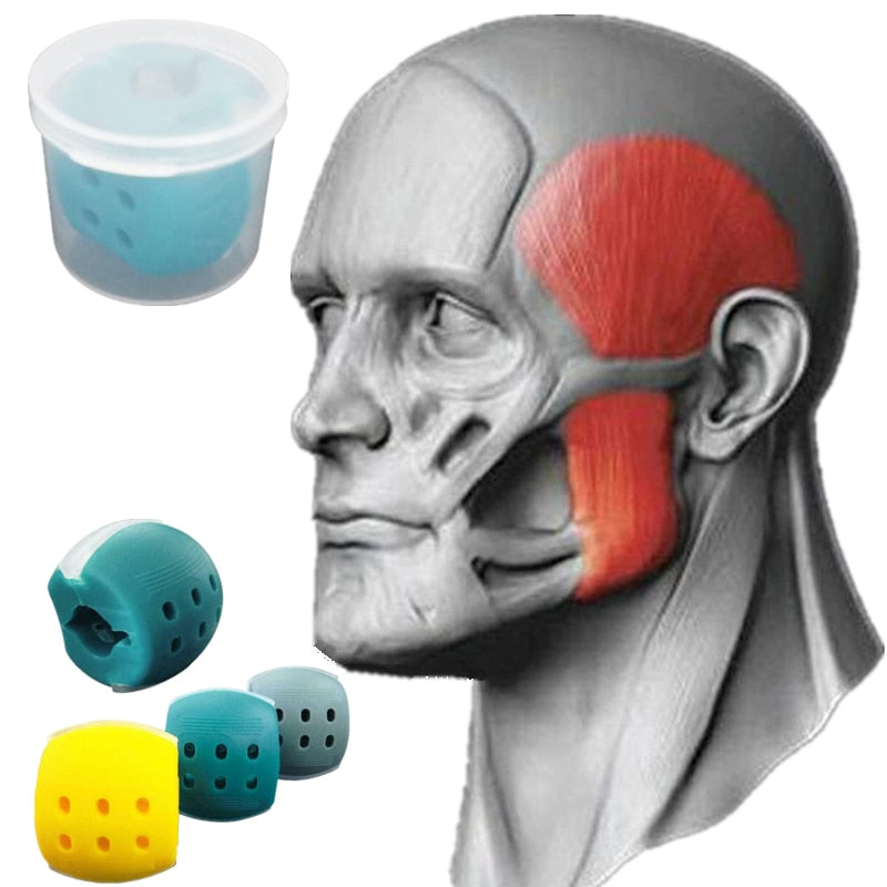 Jaw Exerciser Stress Ball for Slimmer and Defined Face Chin - activesportslife