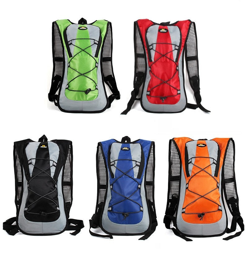 TPU 2L Straw Water Bag Backpack Hydration Backpack - activesportslife