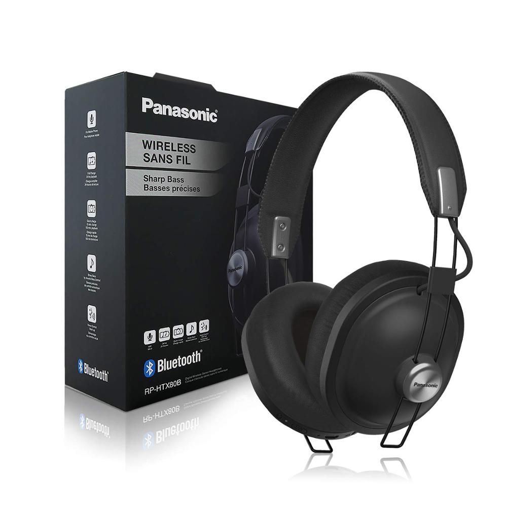 Panasonic RP-HTX80B wireless bluetooh headphone 40mm dynamic drivers Classic version - activesportslife