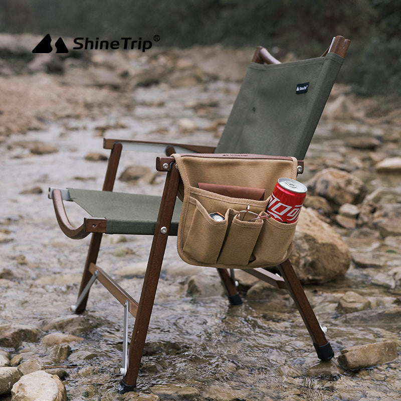 Outdoor camping Kermit chair armrest hanging bag side multifunctional storage - activesportslife