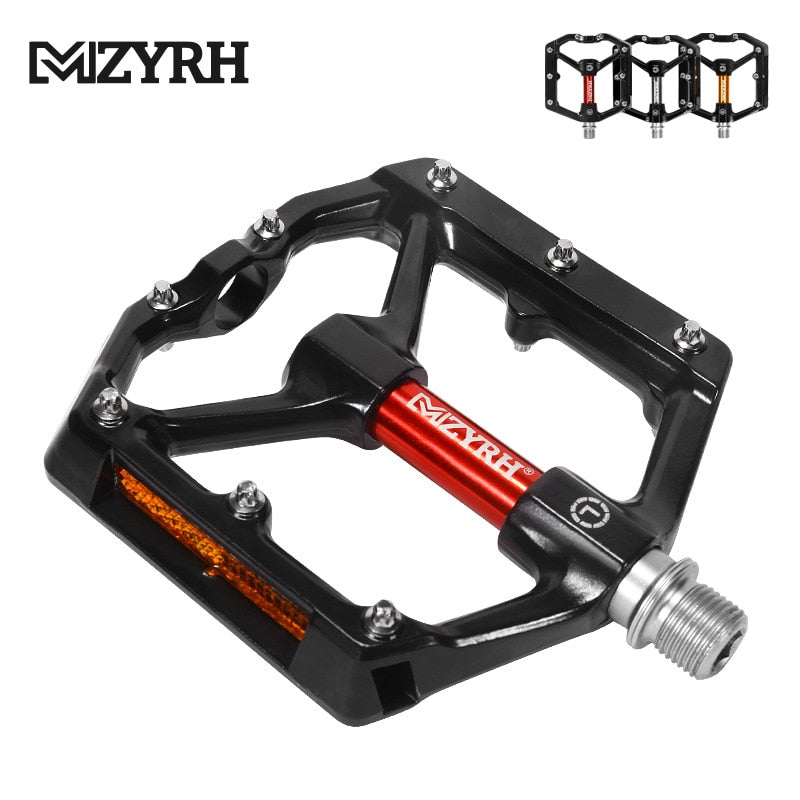 Bike Pedals Reflective Ultralight Aluminum /Nylon Sealed Bearings Road Bmx Mtb Non-Slip WaterProof Bicycle Pedals - activesportslife