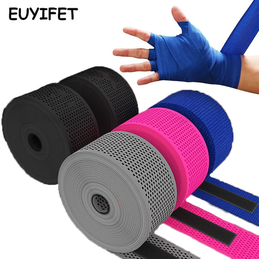 2pc Premium Hand Wraps Boxing Elastic Cotton Bandage Gloves Thumb Loop Wrist Protector for MMA Kickboxing Muay Thai Martial Arts - activesportslife