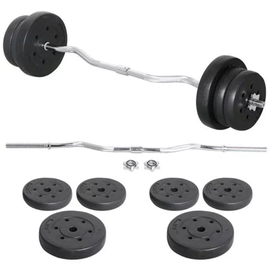 55lb Barbell Curl Bar for Home/Gym,Black - activesportslife