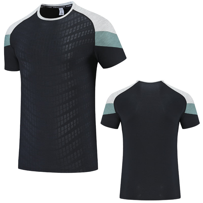 Men Fashion Short Sleeves Bodybuilding Fitness Cool Shirts - activesportslife