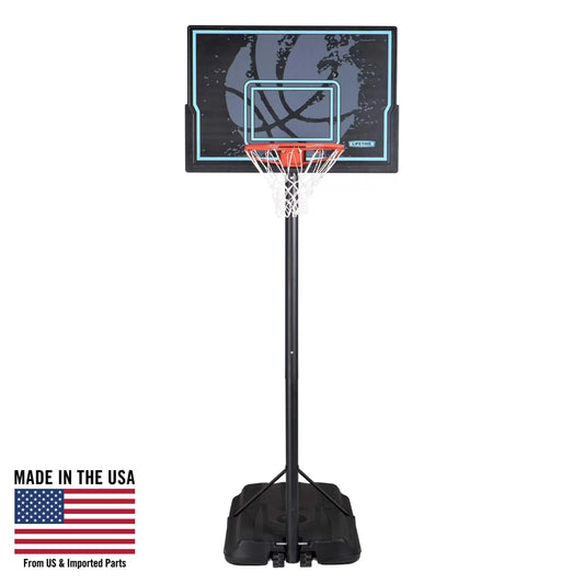 Lifetime 7.5 - 10ft Adjustable height, 44 in. Impact Backboard Basketball Hoop - activesportslife