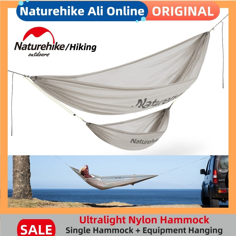 Naturehike Outdoor Camping Hammock 30D Nylon Portable Hanging Bag - activesportslife