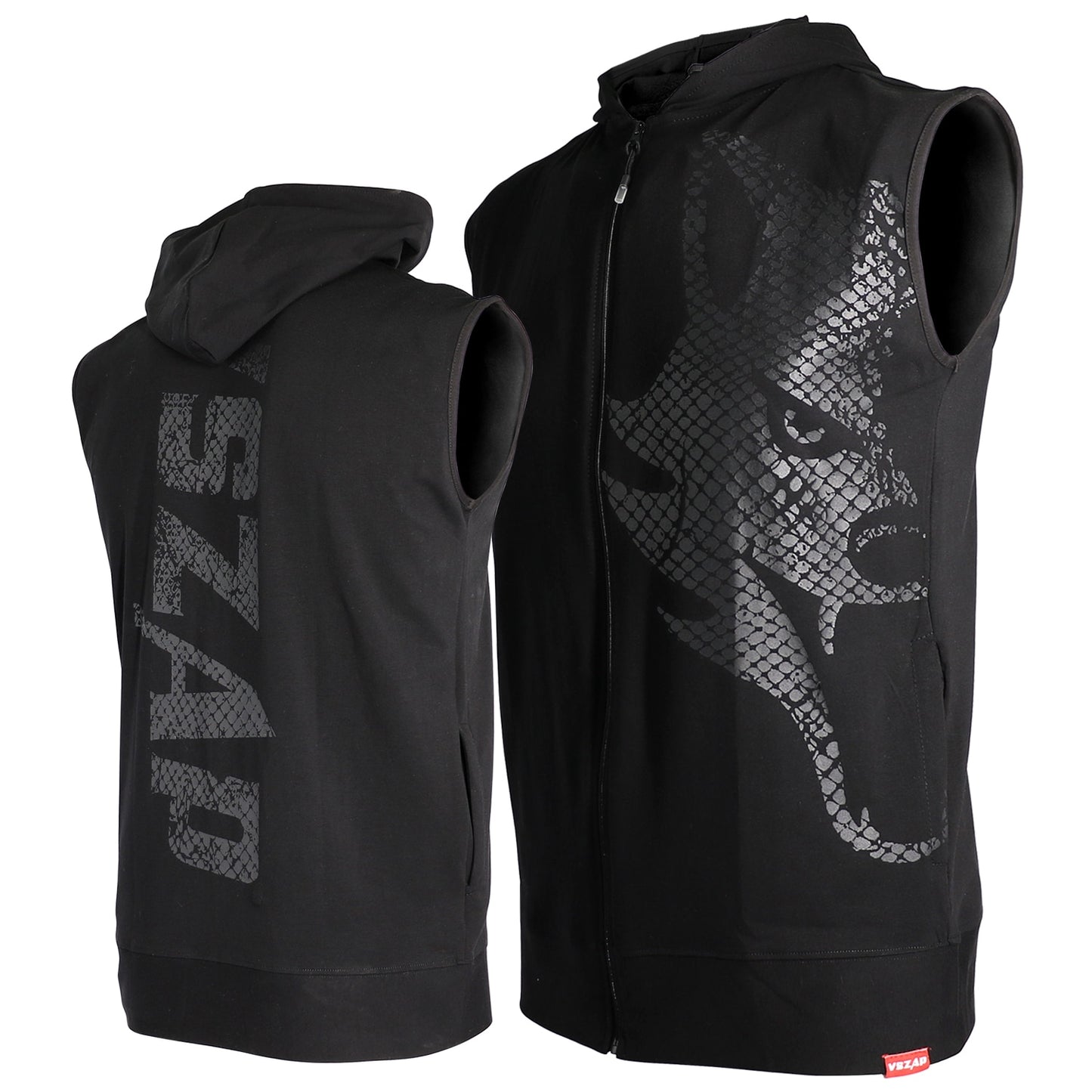 VSZAP Thai Tiger T-shirt Muay Thai Sleeveless Stretch Boxing Vest Training Male Fitness Sport Fight MMA Sports Clothes - activesportslife