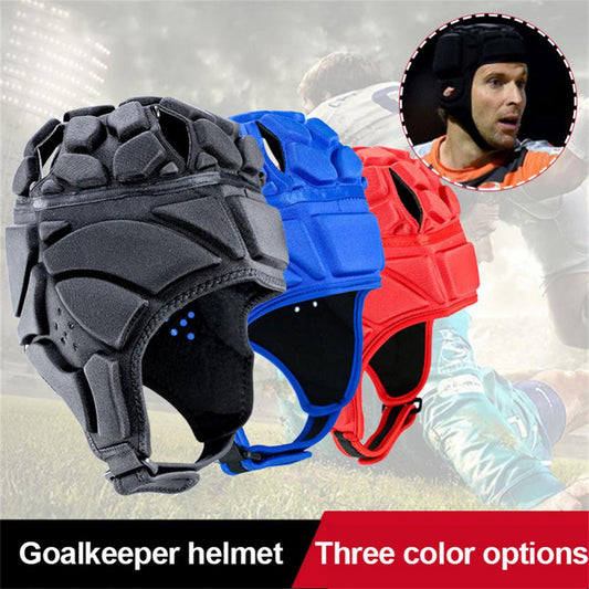 Kids and Adult Professional Soccer Goalkeeper Helmet Sports Rugby Scrum Cap Head Guard Goalie Protector 3 Options - activesportslife