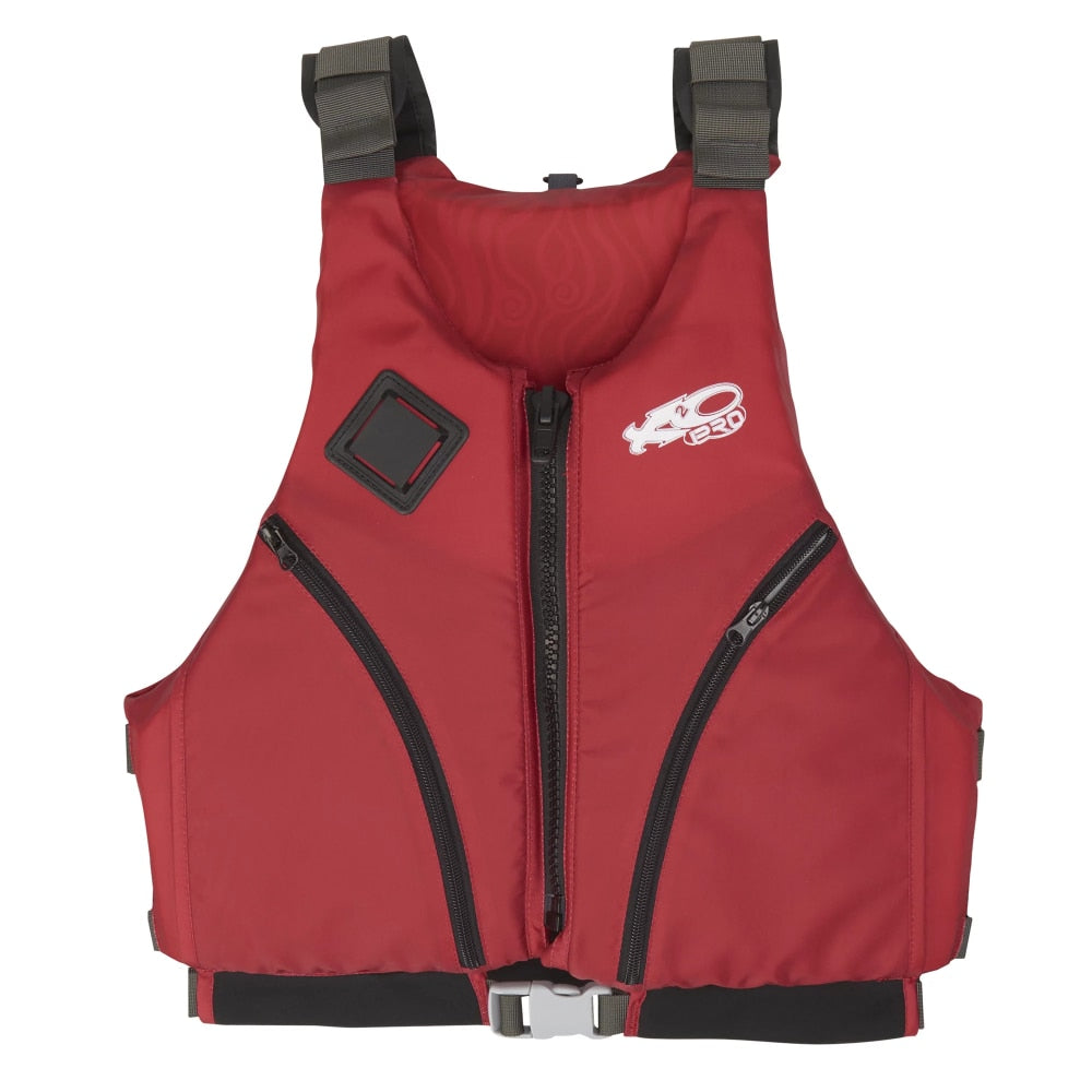 Kayak Deluxe Life Vest and Jacket RED - activesportslife