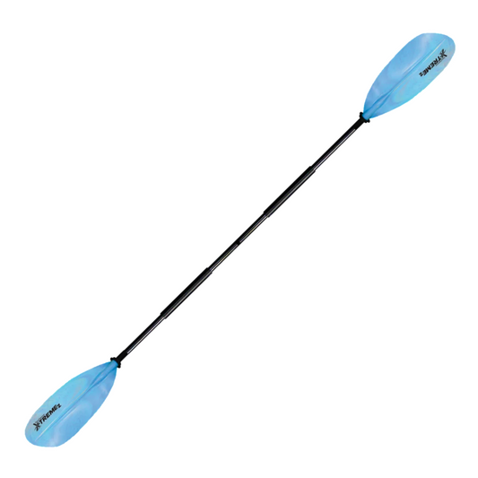 Unified Marine X-II 96 Kayak Paddle Blue/White - activesportslife