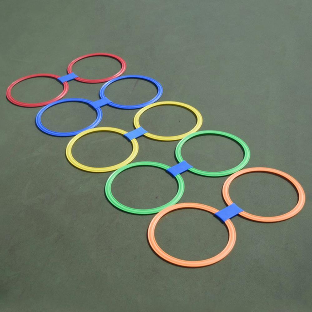 ABS 10Pcs/Set 28/38cm Soccer Speed Agility Rings Training Equipment - activesportslife