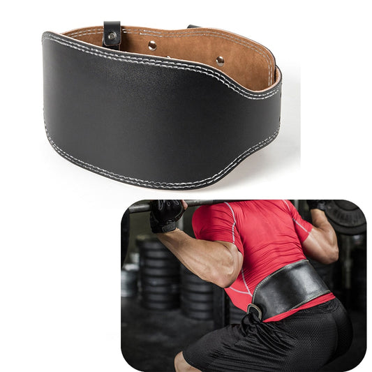 Adjustable Leather Weightlifting Belt Waist Support Weight Lifting Brace - activesportslife