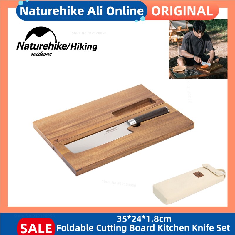 Naturehike Cooking Cutting Board Knife Set Portable Foldable Cutting Board Outdoor Camping Picnic Kitchen Gadgets - activesportslife