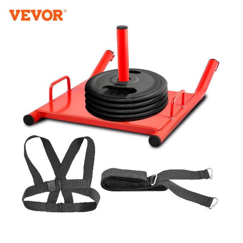 VEVOR Weighted Sled for Power Speed Training W/Adjustable Harness - activesportslife