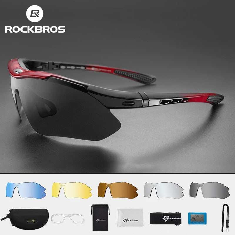 ROCKBROS Men's Polarized Sports Sunglasses - activesportslife