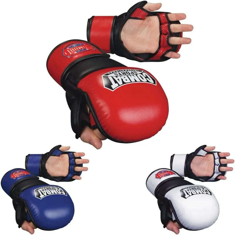 Super Comfortable 4oz Red Pro Sparring Boxing Gloves Max Protection - activesportslife